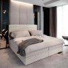 Textilomanie Čalúnená posteľ boxspring ISPIRA 140x200 cm krémová Matrac: Matrac Bonell pružinový Textilomanie Čalúnená posteľ boxspring ISPIRA 140x200 cm krémová Matrac: Matrac Bonell pružinový