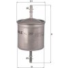 Palivový filter KNECHT KL 257 Palivový filter KNECHT KL 257