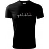 Moto EKG radenie - Pánske tričko Fantasy športové - 3XL ( Čierna ) Moto EKG radenie - Pánske tričko Fantasy športové - 3XL ( Čierna )