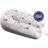 Bomimi ADOS Univerzálny vankúš na dojčenie 150x30, SRDCIA ružová/sivá Bomimi ADOS Univerzálny vankúš na dojčenie 150x30, SRDCIA ružová/sivá