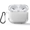 Silikónové púzdro pre Airpods Pro 2 s karabínou - Transparentný Silikónové púzdro pre Airpods Pro 2 s karabínou - Transparentný