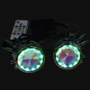 Kaleidoskopické LED svietiace Steampunk okuliare RGB farebné + diaľkové ovládanie Kaleidoskopické LED svietiace Steampunk okuliare RGB farebné + diaľkové ovládanie
