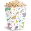 Krabice na popcorn Dinosauri farebný 5ks 15x7,5cm Krabice na popcorn Dinosauri farebný 5ks 15x7,5cm