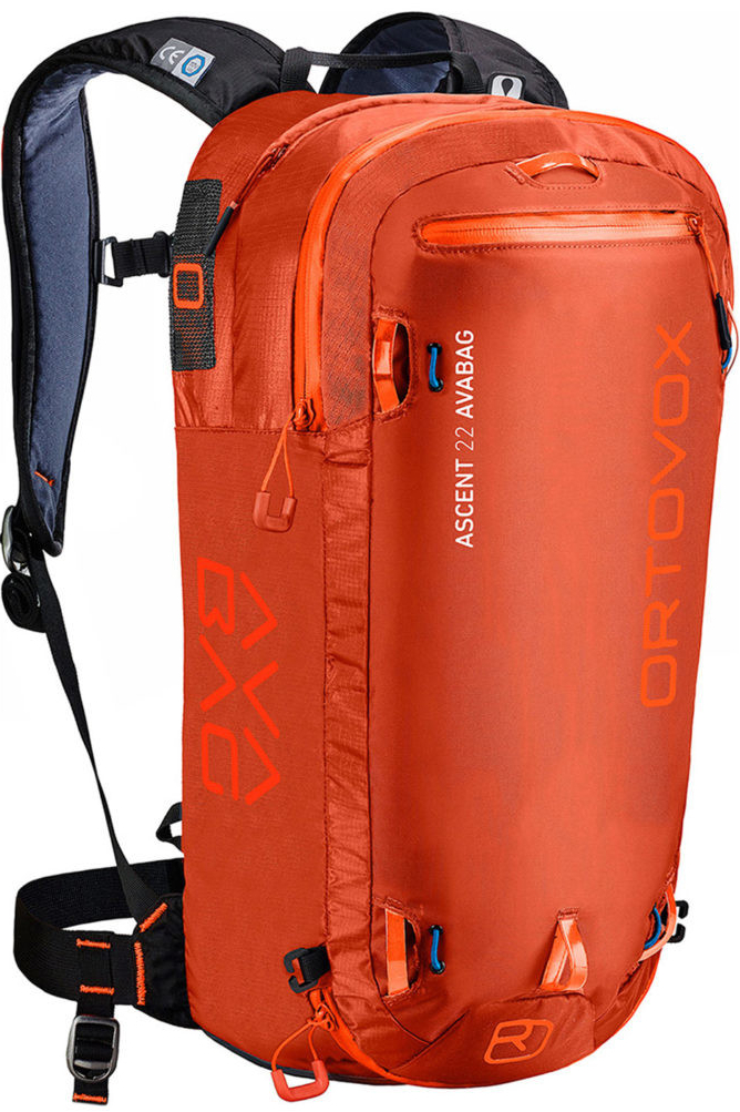 Ortovox ascent 30l avabag kit crazy orange