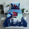 Jerry Fabrics obliečky Spiderman Blue city Bavlna 140x200 70x90 Jerry Fabrics obliečky Spiderman Blue city Bavlna 140x200 70x90