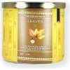 Bath & Body Works 3-knotová vonná svíčka LEAVES 411 g Bath & Body Works 3-knotová vonná svíčka LEAVES 411 g