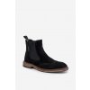 Suede Men's Ankle Boots Chelsea Big Star Black čierna 43-46 BIG STAR SHOES 5900714801458 Suede Men's Ankle Boots Chelsea Big Star Black čierna 43-46 BIG STAR SHOES 5900714801458