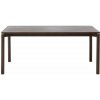 Unique Furniture Arun Hnedý rozkladací jedálenský stôl 95 x 180 cm