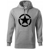 Army hvězda - Mikina pánska Cape s kapucňou - 4XL ( Tmavosivý melír ) Army hvězda - Mikina pánska Cape s kapucňou - 4XL ( Tmavosivý melír )