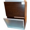 Skrinka pod umývadielko CUBITO, 45 cm, 1 zásuvka a výklopné dvierka, wenge, 4501211724471 Skrinka pod umývadielko CUBITO, 45 cm, 1 zásuvka a výklopné dvierka, wenge, 4501211724471