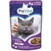 Krmivo pre mačky, v kapsičke, pre dospelé mačky, 100 g, PREVITAL, králik a moriak v aspiku Krmivo pre mačky, v kapsičke, pre dospelé mačky, 100 g, PREVITAL, králik a moriak v aspiku