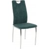 Kondela Jedálenská stolička, azúrová látka/chróm, OLIVA NEW Kondela Jedálenská stolička, azúrová látka/chróm, OLIVA NEW