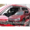 Deflektory na Ssangyong Korando od 2019 (+zadné) Deflektory na Ssangyong Korando od 2019 (+zadné)