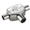 PremiumCord TV antenní slučovač-rozbočovač IEC 75 Ohm 1xF-2xM PremiumCord TV antenní slučovač-rozbočovač IEC 75 Ohm 1xF-2xM