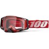 Zjazdové okuliare 100% ARMEGA Clear Lens-Black Red Zjazdové okuliare 100% ARMEGA Clear Lens-Black Red