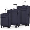 Sada cestovních kufrů ROCK Harper - tmavě modrá - 82 / 50 / 34 L Sada cestovních kufrů ROCK Harper - tmavě modrá - 82 / 50 / 34 L