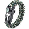 Paracord náramok Survival 550 X Farba: army Paracord náramok Survival 550 X Farba: army