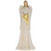 ANJEL BIE/BÉŽ SO ZLA SRDCOM POLY 15,5*10*36CM ANJEL BIE/BÉŽ SO ZLA SRDCOM POLY 15,5*10*36CM