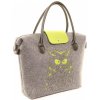 Filcová kabelka Felt Owl - zelená šedá Filcová kabelka Felt Owl - zelená šedá