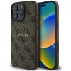 Guess PU Leather 4G Colored Ring MagSafe pre iPhone 16 Pro Max Brown
