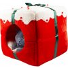 duvo plus Vianočný domček - darček pre mačky 2v1 červený 40 x 40 x 40 cm, DUVO plus duvo plus Vianočný domček - darček pre mačky 2v1 červený 40 x 40 x 40 cm, DUVO plus