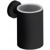 CB - PLUS W4902 - Pohár na zubné kefky s držiakom CIM - čierna matná (NM) | MP-KOVANIA.sk CB - PLUS W4902 - Pohár na zubné kefky s držiakom CIM - čierna matná (NM) | MP-KOVANIA.sk