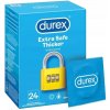 Durex Extra bezpečné hrubšie kondómy - 24 kusov