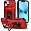 Kryt na iPhone 13 Mini odolný s krytom na fotoaparát červený Kryt na iPhone 13 Mini odolný s krytom na fotoaparát červený
