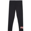 Puma Legíny ESS 2 COLOR NO1 LOGO LEGGINGS Čierna Puma Legíny ESS 2 COLOR NO1 LOGO LEGGINGS Čierna
