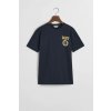 TRIČKO GANT 1949 T-SHIRT EVENING BLUE TRIČKO GANT 1949 T-SHIRT EVENING BLUE