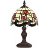 Clayre & Eef Malá stolná lampa Tiffany s tulipánmi Tulip - Ø 18*30 cm E14/max 1*25W - Clayre & Eef Clayre & Eef Malá stolná lampa Tiffany s tulipánmi Tulip - Ø 18*30 cm E14/max 1*25W - Clayre & Eef