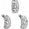 Sada šperkov s kryštálmi Swarovski náušnice a prívesok biely obdĺžnik 39116.1 Krystal Sada šperkov s kryštálmi Swarovski náušnice a prívesok biely obdĺžnik 39116.1 Krystal