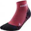 CEP Light Merino Socks Hiking Low Cut Kotníkové outdoorové ponožky dámské Barva: berry, Velikost: II CEP Light Merino Socks Hiking Low Cut Kotníkové outdoorové ponožky dámské Barva: berry, Velikost: II