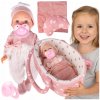 Bábika Bábätko v Nosidle s Rukoväťami Oblečenie Prikrývka Súprava pre Dievčatko Bábika Bábätko v Nosidle s Rukoväťami Oblečenie Prikrývka Súprava pre Dievčatko