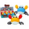 LEAN Toys Krab chodí pláva modrá žltá