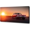 Foto obraz na plátne Červené autobusy 100x50 cm Foto obraz na plátne Červené autobusy 100x50 cm