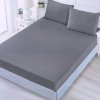 Bavlnené prestieradlo na postel 180x200+25cm tmavošedé (Prestieradlo na matrac 180x200cm s výškou 25cm) Bavlnené prestieradlo na postel 180x200+25cm tmavošedé (Prestieradlo na matrac 180x200cm s výškou 25cm)