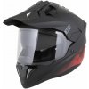 ZED prilba XD1 2026, čierna matná/červená, veľ. L ZED prilba XD1 2026, čierna matná/červená, veľ. L
