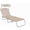 LINDER EXCLUSIV Záhradné lehátko so strieškou GARDEN LINE GM4000BG - béžové LINDER EXCLUSIV Záhradné lehátko so strieškou GARDEN LINE GM4000BG - béžové