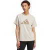 adidas Dámske tričko ANIMAL TEE W béžová hnedá adidas Dámske tričko ANIMAL TEE W béžová hnedá