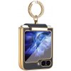Tech-protect Leather Kryt s držiakom Samsung Galaxy Z Flip7 FE 5G / Flip6 5G čierny 83624