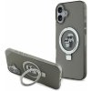 Karl Lagerfeld Ringstand Karl and Choupette MagSafe Zadní Kryt pro iPhone 16 Black