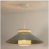 Duolla | Duolla - Luster na lanku RIO RATTAN 1xE27/15W/230V pr. 45 cm zelená/ratan | DU603126 Duolla | Duolla - Luster na lanku RIO RATTAN 1xE27/15W/230V pr. 45 cm zelená/ratan | DU603126