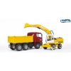 Bruder MAN TGA Nákladné auto s Liebherr bagrom 4001702027513 Bruder MAN TGA Nákladné auto s Liebherr bagrom 4001702027513