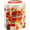 BASILUR Fruit Strawberry & Raspberry plech 100g/4600 Zelená Lekáreň BASILUR Fruit Strawberry & Raspberry plech 100g/4600 Zelená Lekáreň