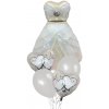 460409 Godan Set fóliových balónov - Svadobné šaty (5ks)