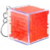 mobilNET Prívesok na kľúče, kocka labyrint červená