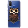 Odolné silikónové puzdro iSaprio - Owl And Coffee - Samsung Galaxy M21 Odolné silikónové puzdro iSaprio - Owl And Coffee - Samsung Galaxy M21