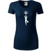 Yoga strom - Dámske tričko z organickej bavlny Origin (GOTS) - XL ( Tmavomodrá (veľmi tmavá - skoro čierna) ) Yoga strom - Dámske tričko z organickej bavlny Origin (GOTS) - XL ( Tmavomodrá (veľmi tmavá - skoro čierna) )