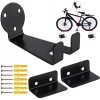 Nástenný držiak na bicykel SATIS, nosnosť 30 kg, čierny Nástenný držiak na bicykel SATIS, nosnosť 30 kg, čierny